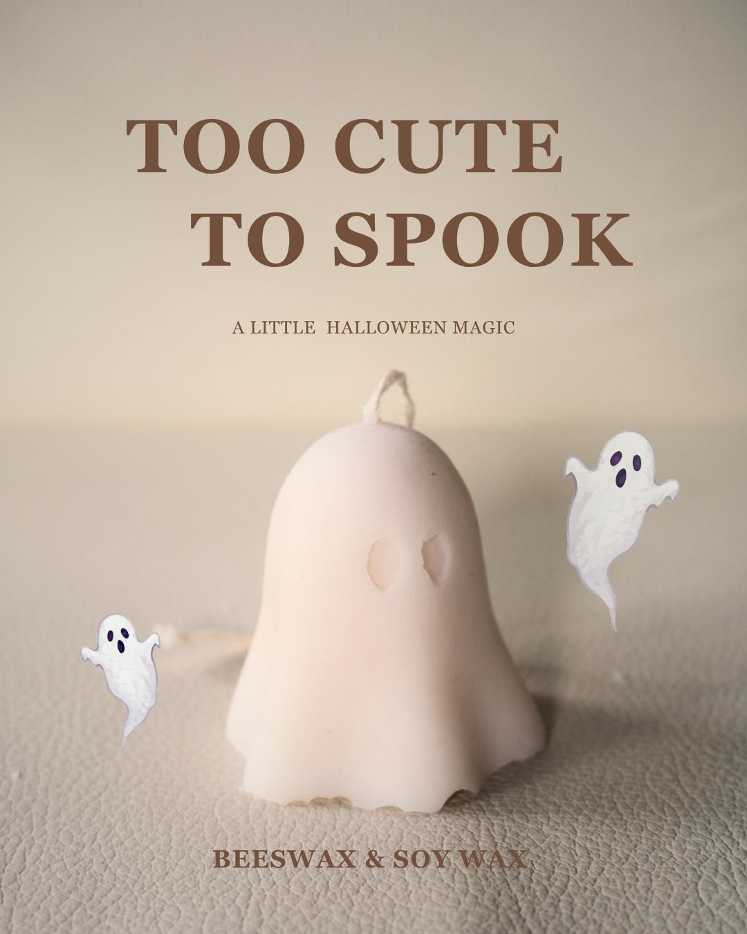 Little Ghost Halloween Candle