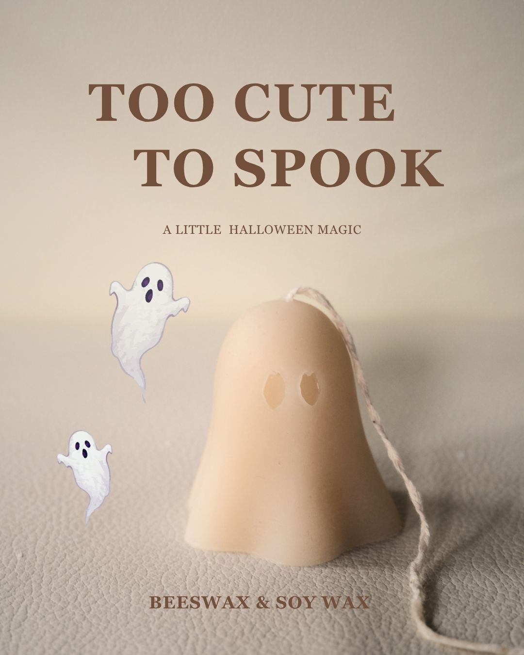 Little Ghost Halloween Candle