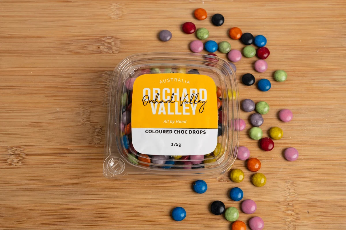 Coloured Chocolate Drops 175g