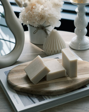 Three bars of soap