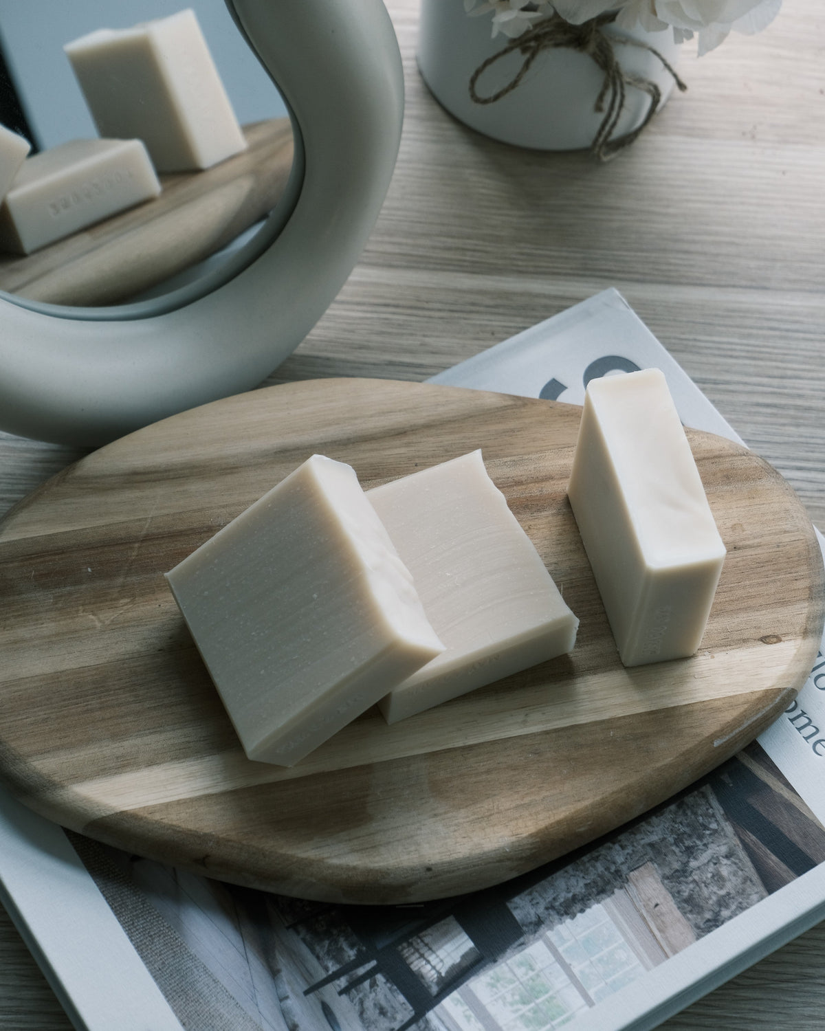 Three blocks of soap