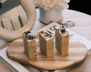 Three square-shaped bars