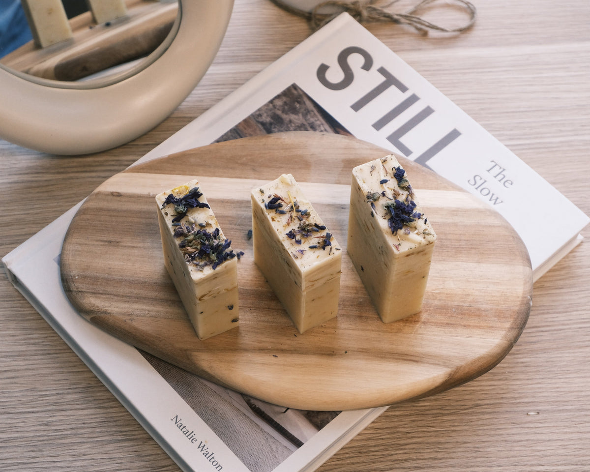 Three small dessert bars