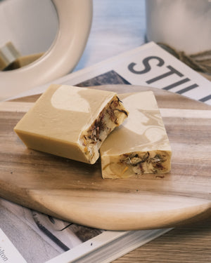 Two pieces of soap