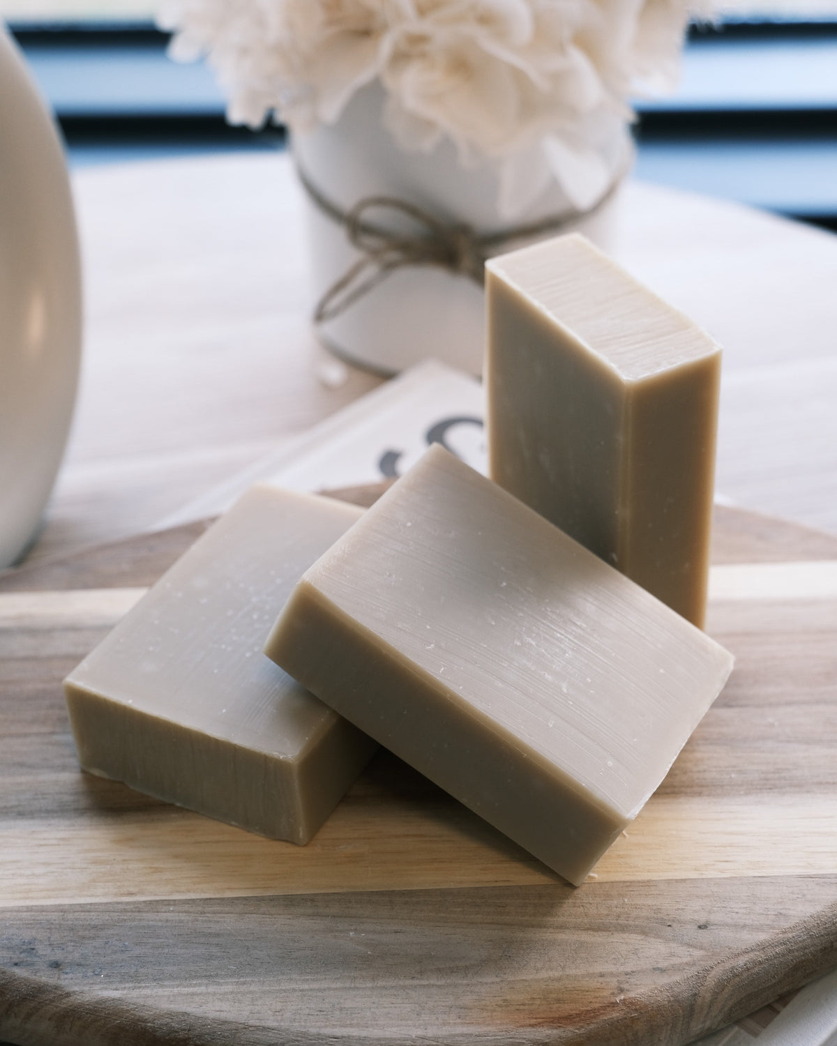Three bars of soap