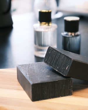 Two square-shaped black bars