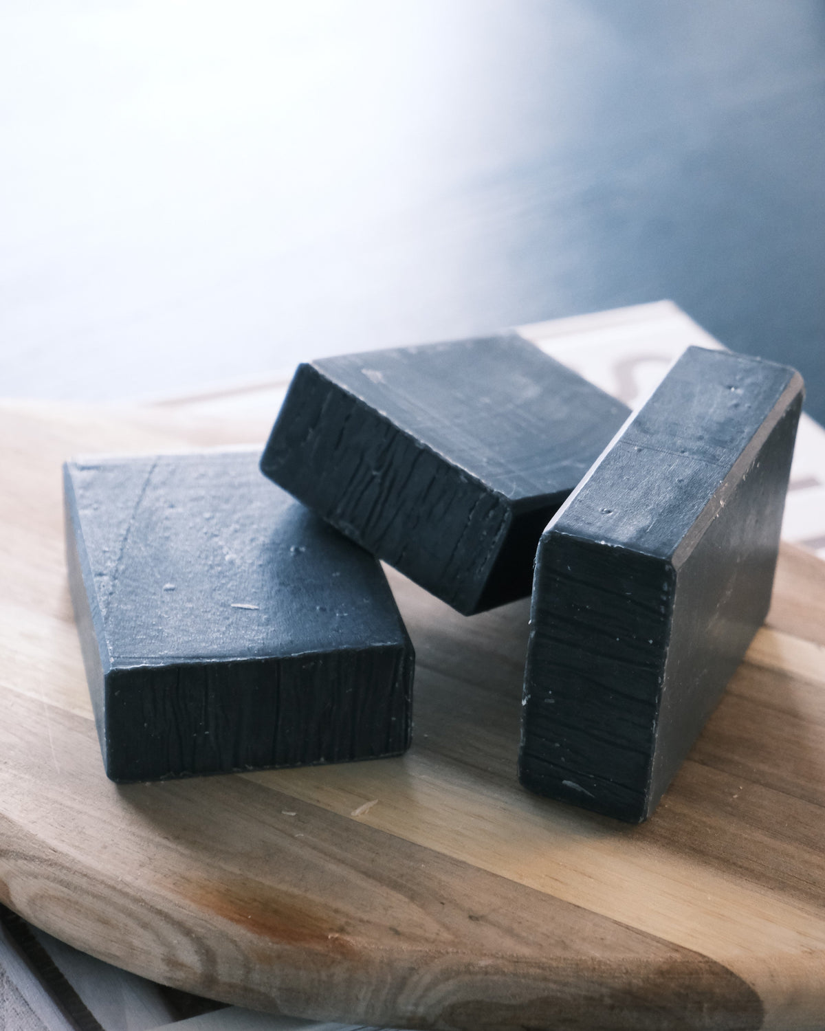 Three square-shaped black bars