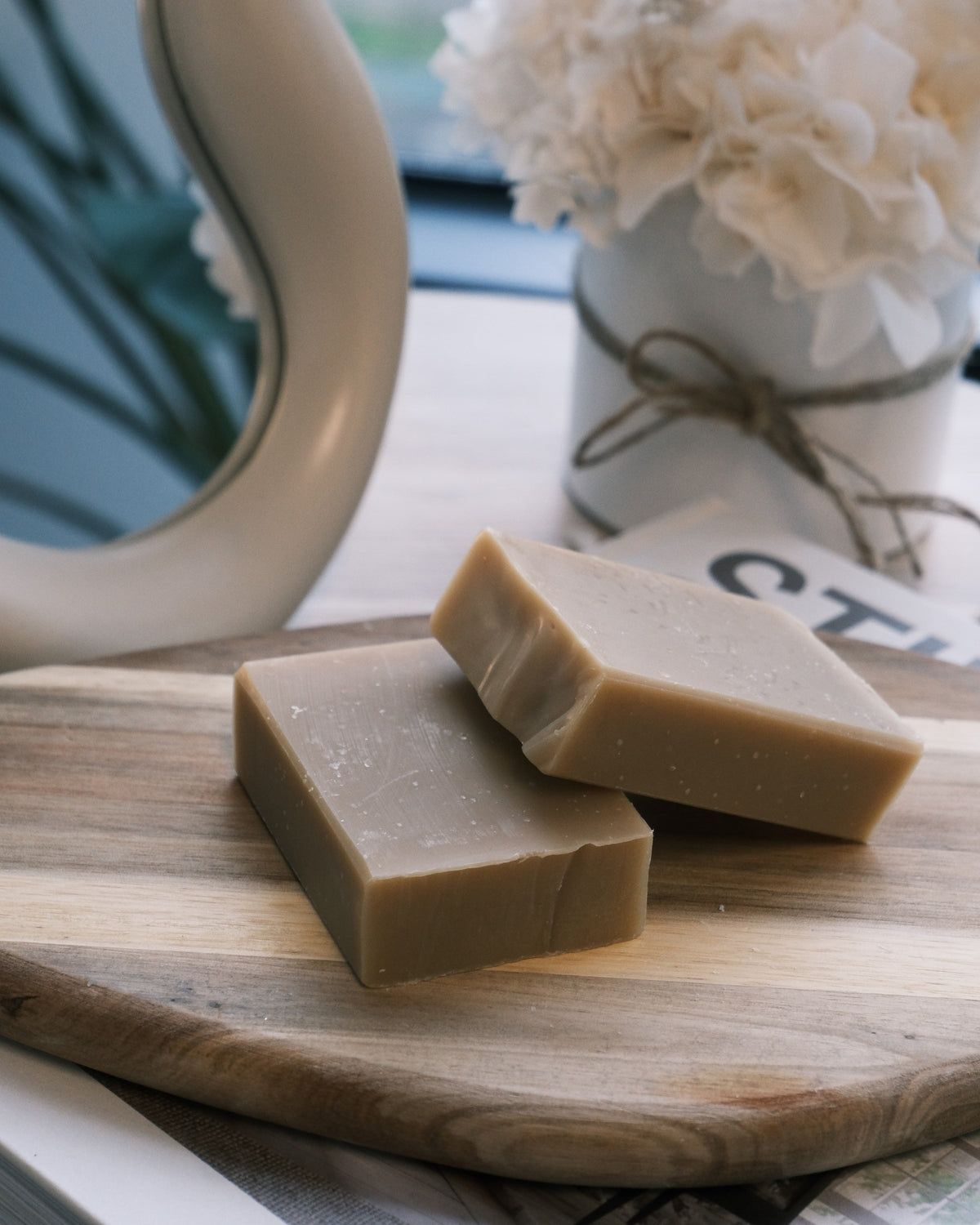 Three bars of soap