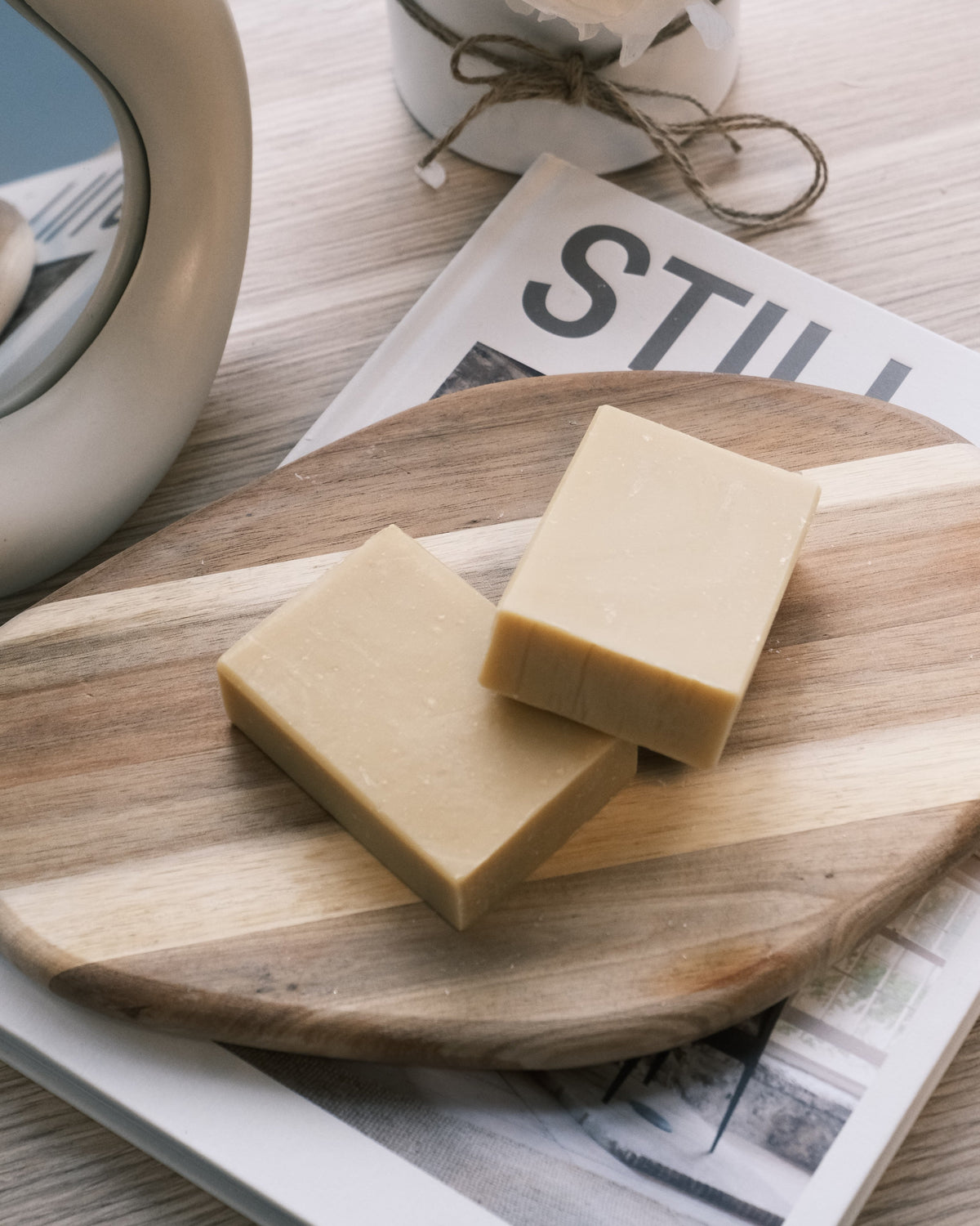 Two bars of soap