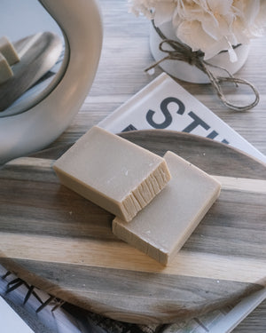 Three bars of soap