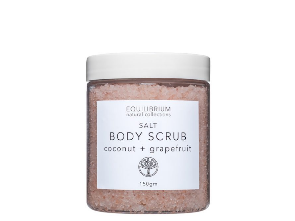 Natural Salt Body Scrub – Coconut + Grapefruit 200g