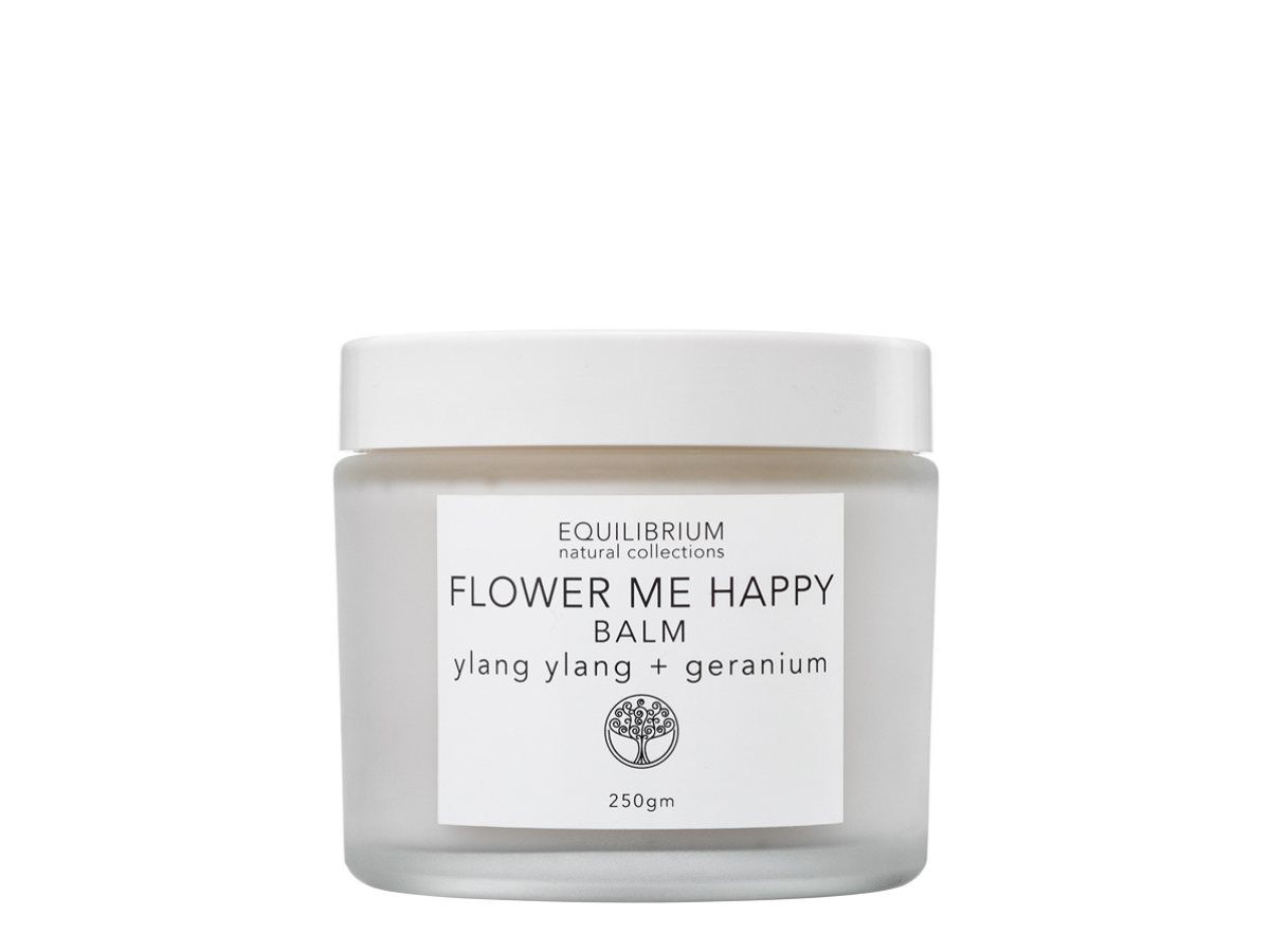 Flower Me Happy Balm – Ylang Ylang + Geranium 250ml