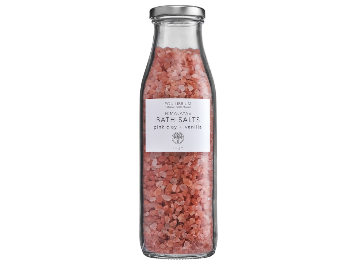 Himalayas Bath Salt – Pink Clay + Vanilla 550g