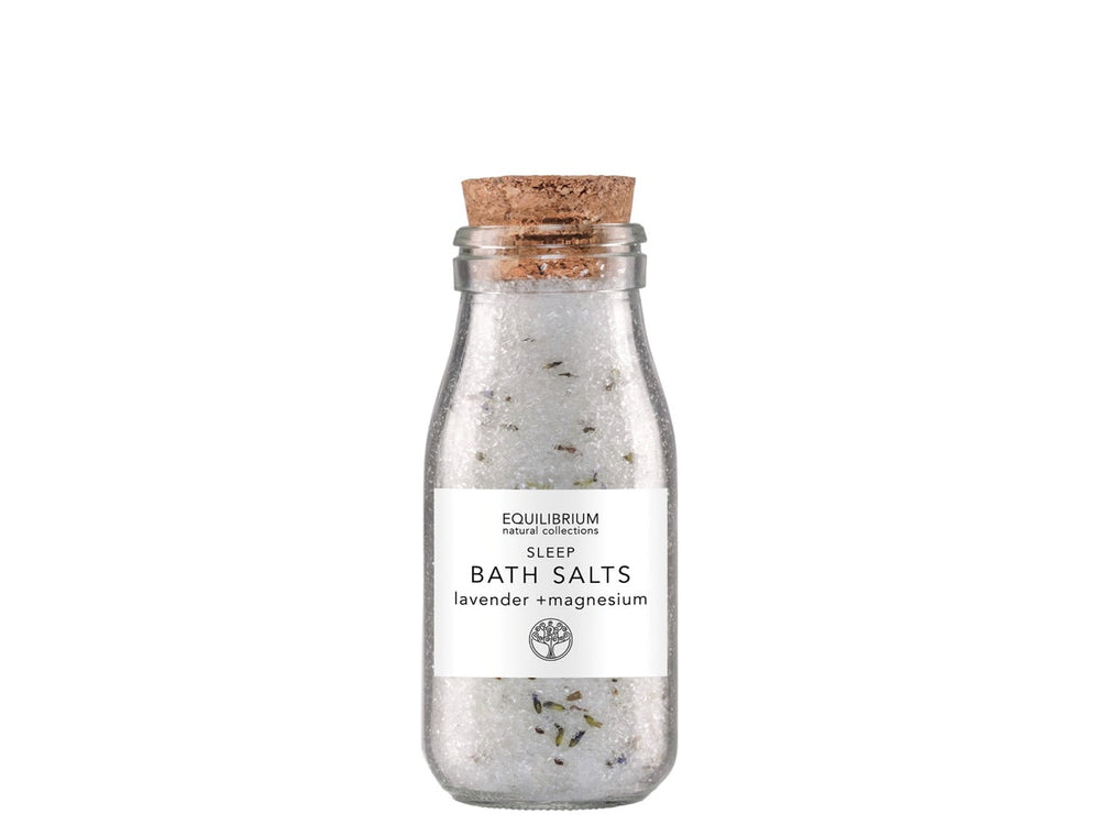 Sleep Bath Salt – Lavender + Epsom 200g Cork Jar