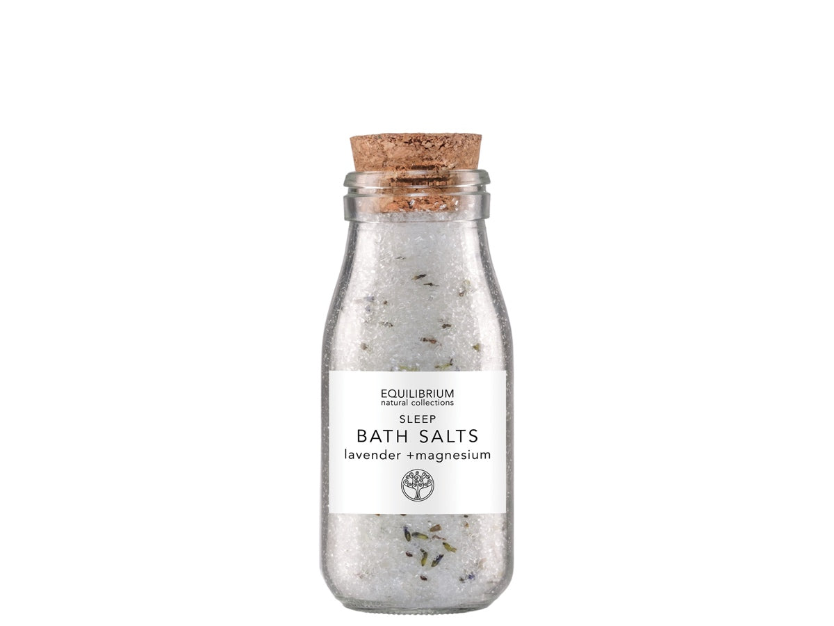 Sleep Bath Salt – Lavender + Epsom 200g Cork Jar