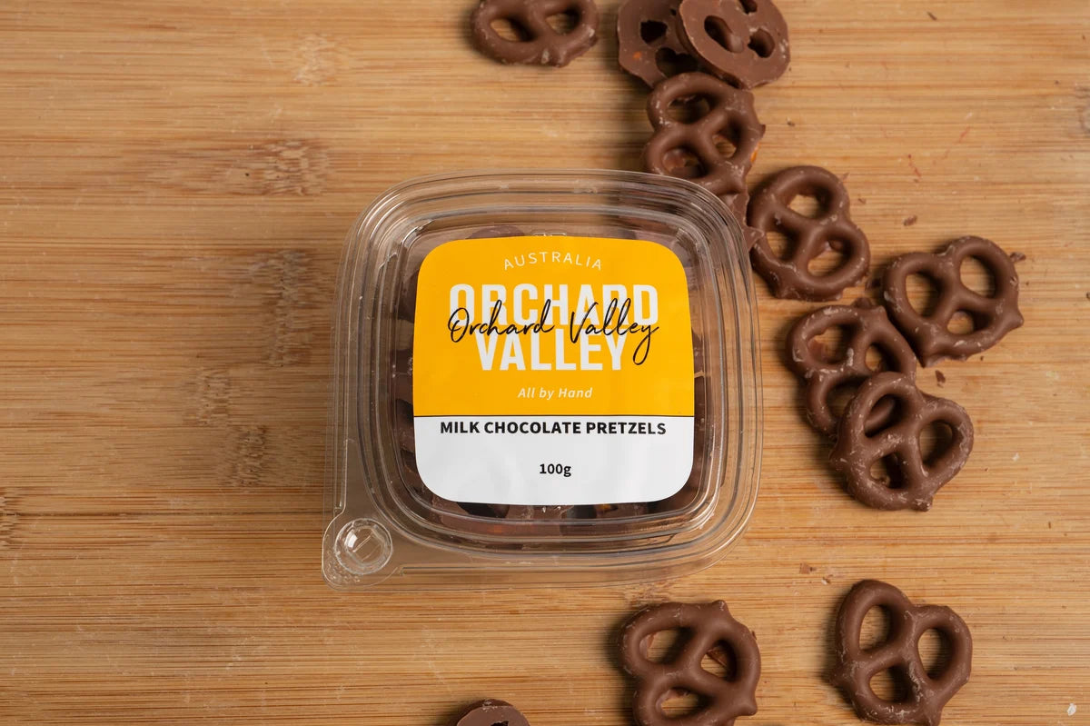 Milk Chocolate Pretzels 100g