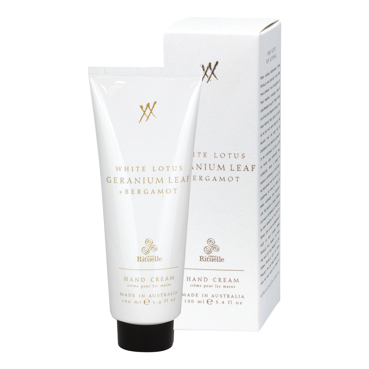 White Lotus, Geranium Leaf & Bergamot Hand Cream 100ml