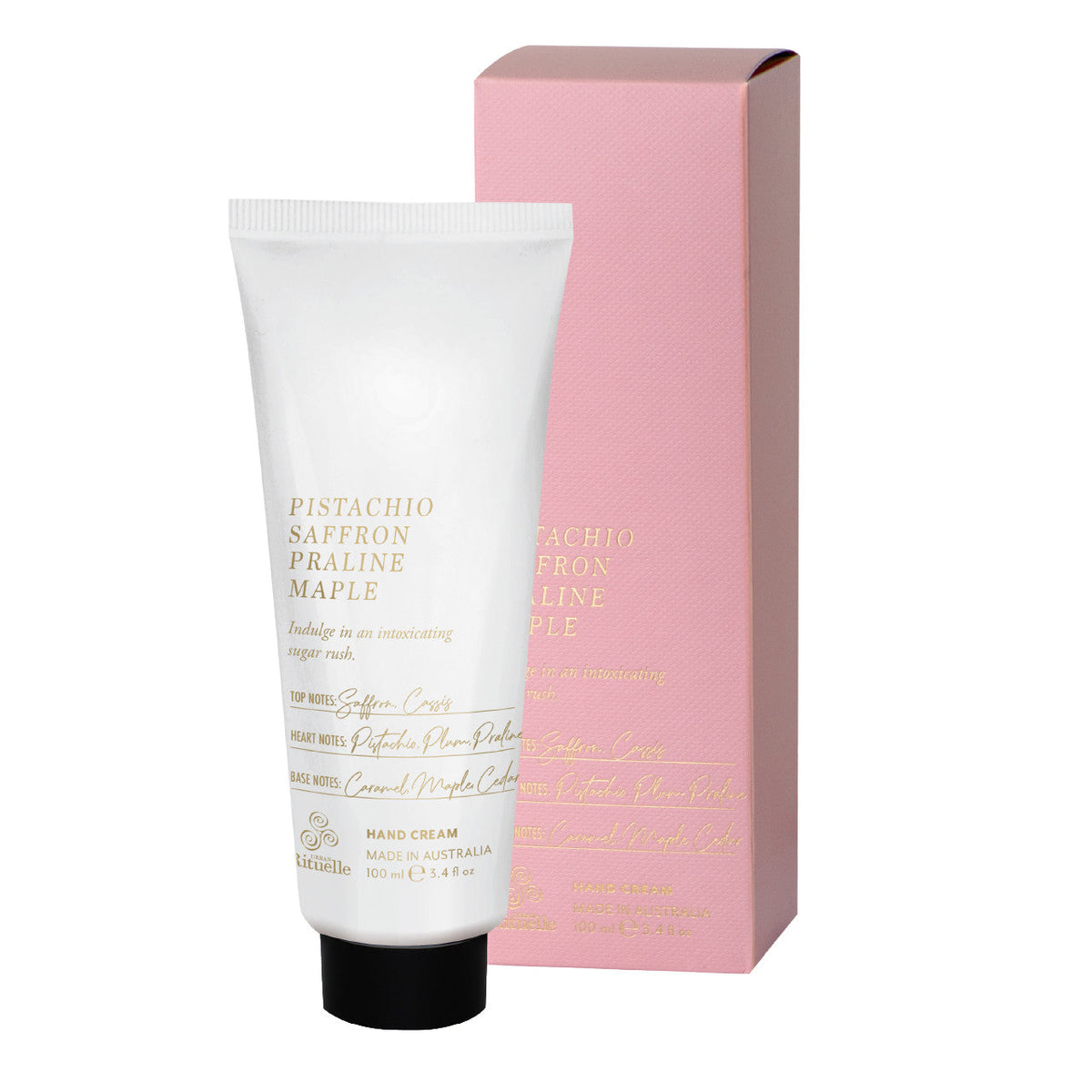 Pistachio, Saffron, Praline & Maple Hand Cream 100ml