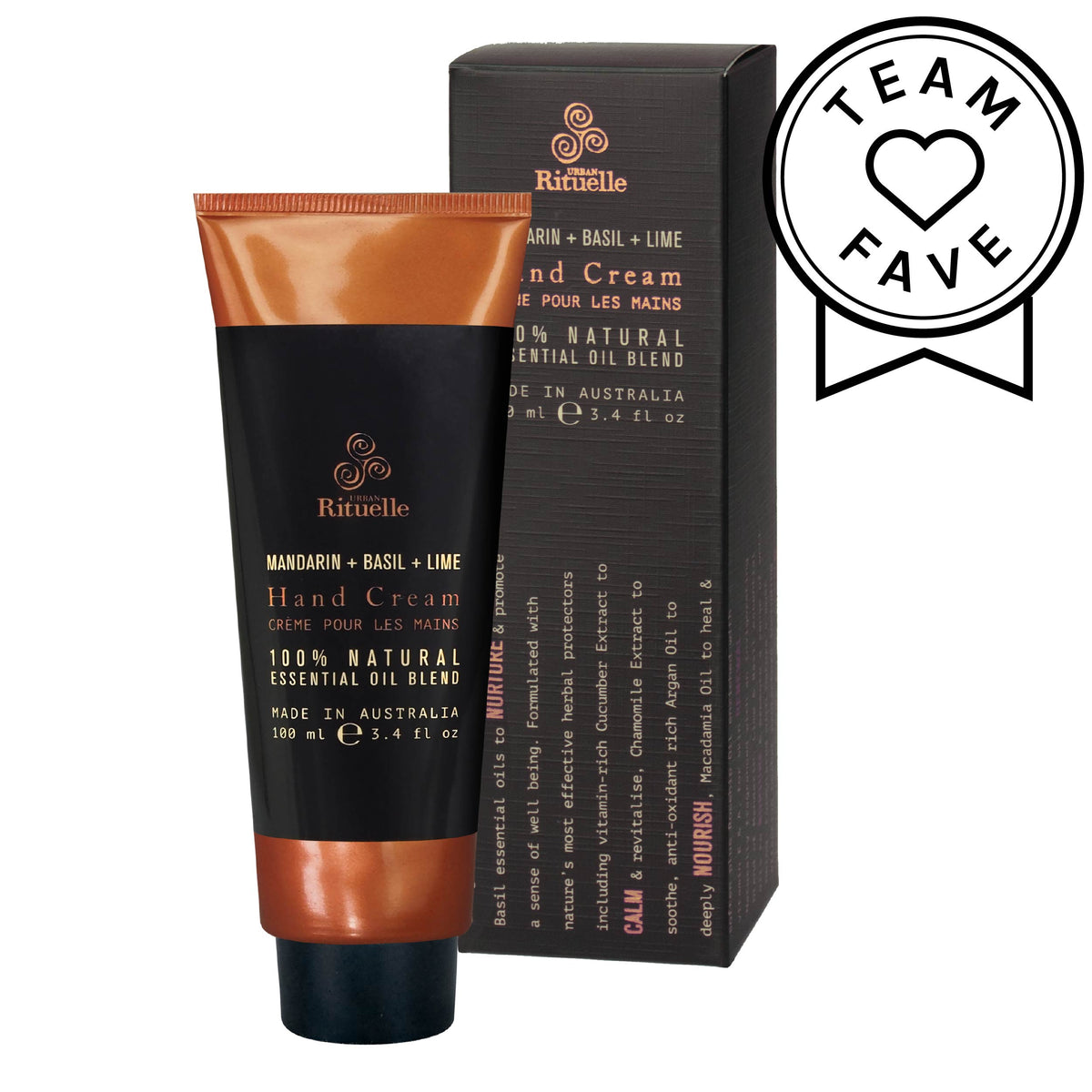 Mandarin, Basil & Lime Hand Cream 100ml