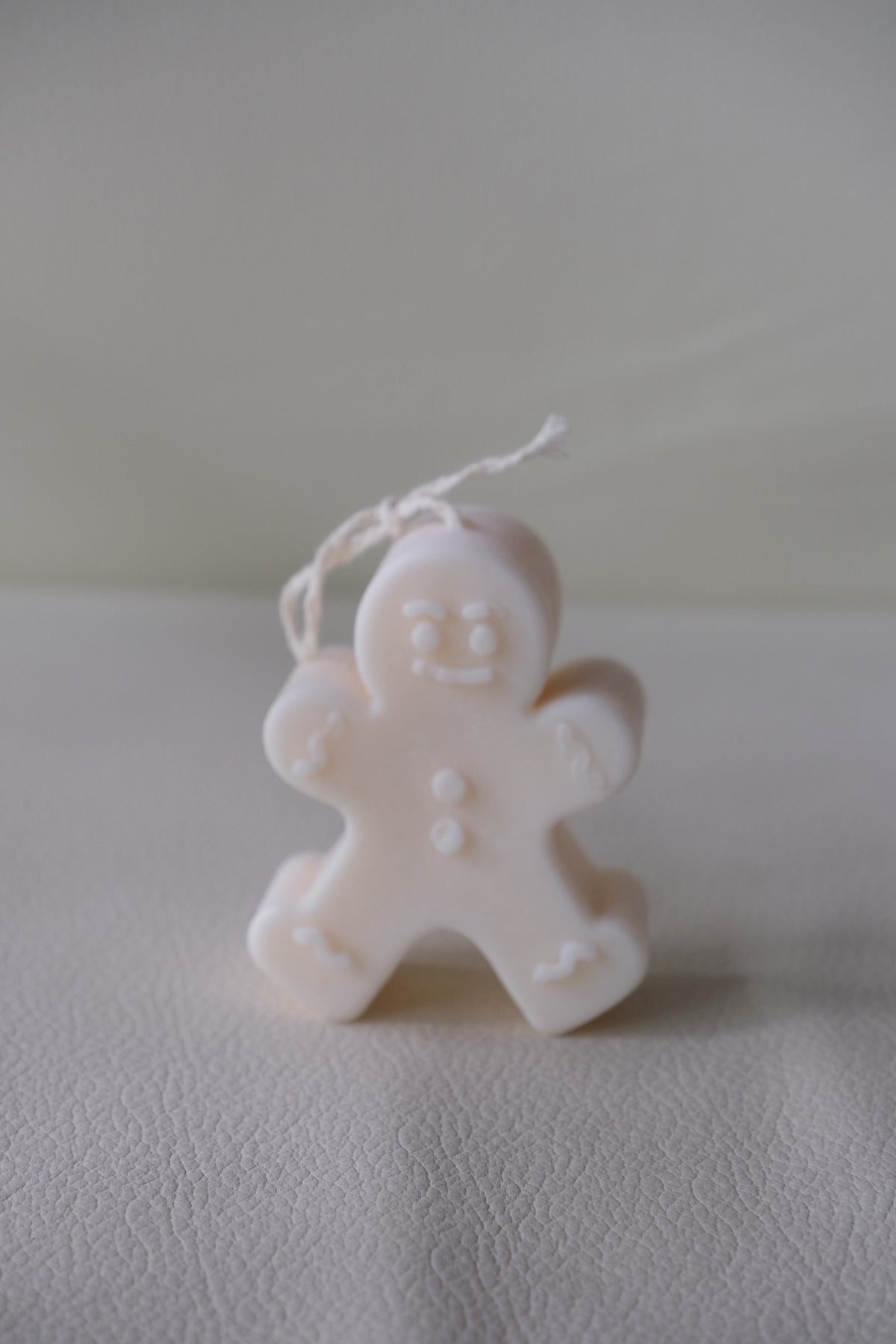 Christmas Gingerbread Man Candle