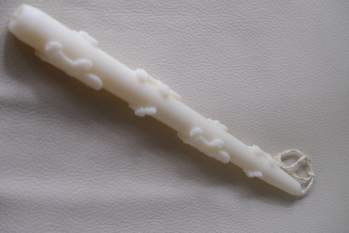 Gingerbread Taper Candle