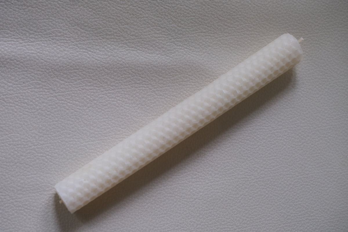 Rolled Beeswax Taper Candle